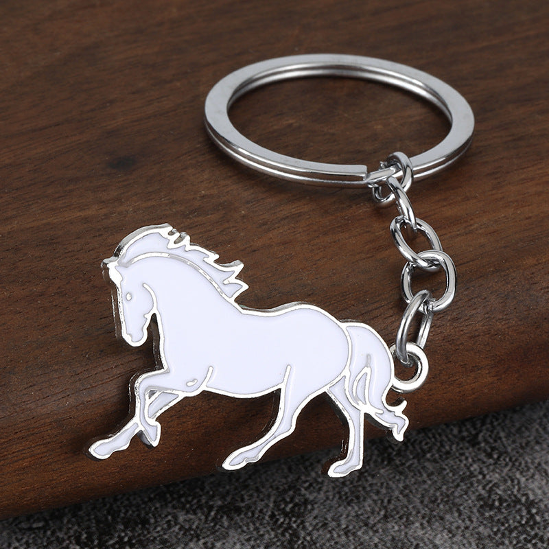 Ford Bronco Horse Emblem Zinc Alloy Keychain Gift Accessory