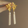Gold Floral Tassel
