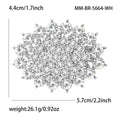 Oval Crystal Cluster Brooch in Four Color Finishes view 6