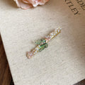 Decorated Duckbill Hair Clips Leaf Butterfly Styles 2 Colors view 7