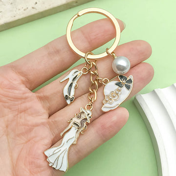 Fashion Accessory Charm Keychains in 13 Pictured Variations for Bags and Keys
