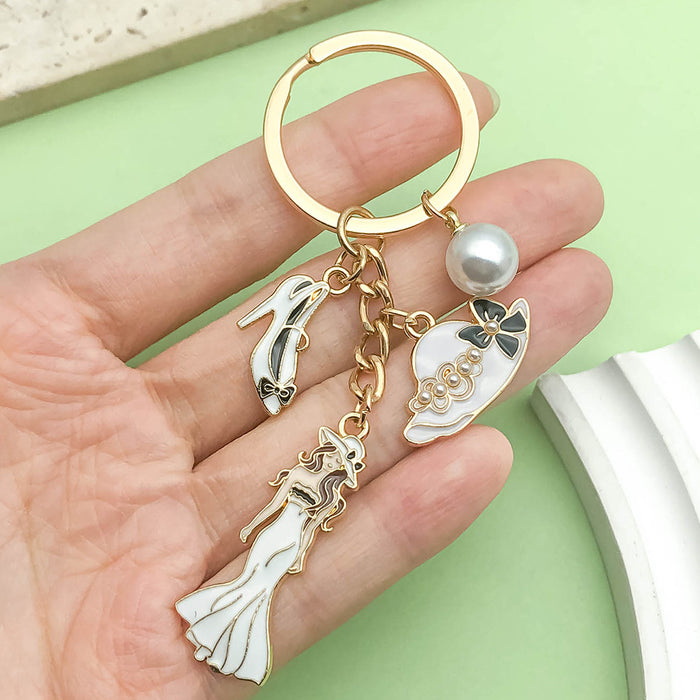 Fashion Accessory Charm Keychains in 13 Pictured Variations for Bags and Keys