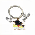 Graduation Cap Keychains in Twelve Colorful School Designs view 6