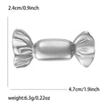 Polished Wrapped Candy Brooch in Two Metal Tones for Jackets Scarves and Lapels view 6