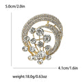Circular Crystal Balloon Brooch in Four Colorways Clothing Pin view 9