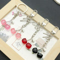 Cherry Keychains with Rings, Clasps and Initial Tags, 19 Options view 3