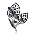 Rhinestone Hollow Calla Lily Brooch Silver Four Colors view 5