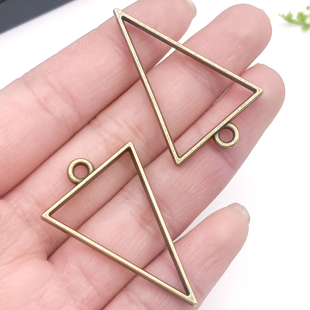 Zinc Alloy Heart Hollow Charm Pendants for DIY Bracelet Necklace Jewelry Making