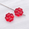 Clear Red Four-Leaf