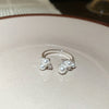 Twin Ends Silver