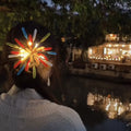 Multicolor Pipe Cleaner Firework Starburst Duckbill Hair Clip view 3