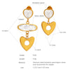 Gold Asym Hearts