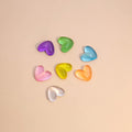 Color Note Glossy Heart Shaped DIY Phone Case Components view 1