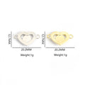 Crystal Hamsa Evil Eye Charms in Six Colors and Two Metal Tones view 3
