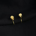 Gold Clip-On Ear Cuffs Assorted Pearl Floral Geometric Mix view 6