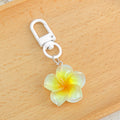 Gradient Resin Flower Keychain With Color Matched Lobster Clasp view 9