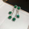 Green Rectangle Drops