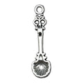 Antique Silver Tableware Metal Charms with 11 Listed Options view 8