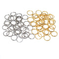 Round Split Jump Rings in Gold and Silver Tones, 4–12 mm view 5
