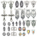 Antique Silver Cross Metal Charms with 17 Listed Options view 6