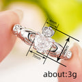 Crowned Heart Claddagh Ring In Three Center Stone Colors view 4