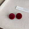Red Velvet Studs