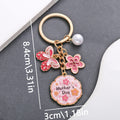 Pink-Led Four-Style Mother's Day Butterfly Flower Keychain Collection view 7
