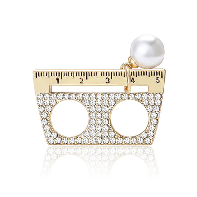 Ruler Brooch shown from the front