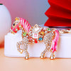 Pink Jeweled-Crystal-Horse