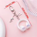 Headphone Charm Keychains Featuring Red Headphone Across 25 Pictured Variations view 10