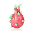 Red Enamel Dragon Fruit Brooch Green Scales Alloy Fruit Pin view 5