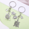 Starfish, Shell and Mermaid Charm Keychains Featuring Silver Turtle Across 16 Variations view 3