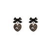 Black Bow Hearts