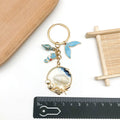 Blue Seahorse Dolphin Octopus Shell and Tail Keychains view 3
