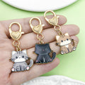 Cat Charm Keychains Featuring Cat Across 59 Pictured Variations view 3