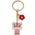 Six Color Lion Dance and Lucky Symbol Keychains with Metal Hardware view 5
