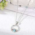 Gold and Silver Tone Crystal Evil Eye and Hamsa Necklaces view 7
