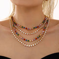 Prong Set Zircon Tennis Necklace and Bracelet Collection view 4
