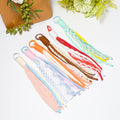 Lace Cord Tassel Keychain Multicolor Ribbon Fabric Charm view 1