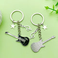 Guitar, Microphone and Saxophone Charm Keychains in 11 Pictured Variations view 2