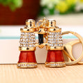 Jeweled Binocular Keychains in Three Colors plus Custom Image Missing Option view 2