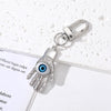 Silver Blue Hamsa