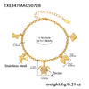 TXE347 GoldSeaCharmBracelet