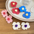 Acrylic Flower Duckbill Hair Clips Four Color Styles view 4