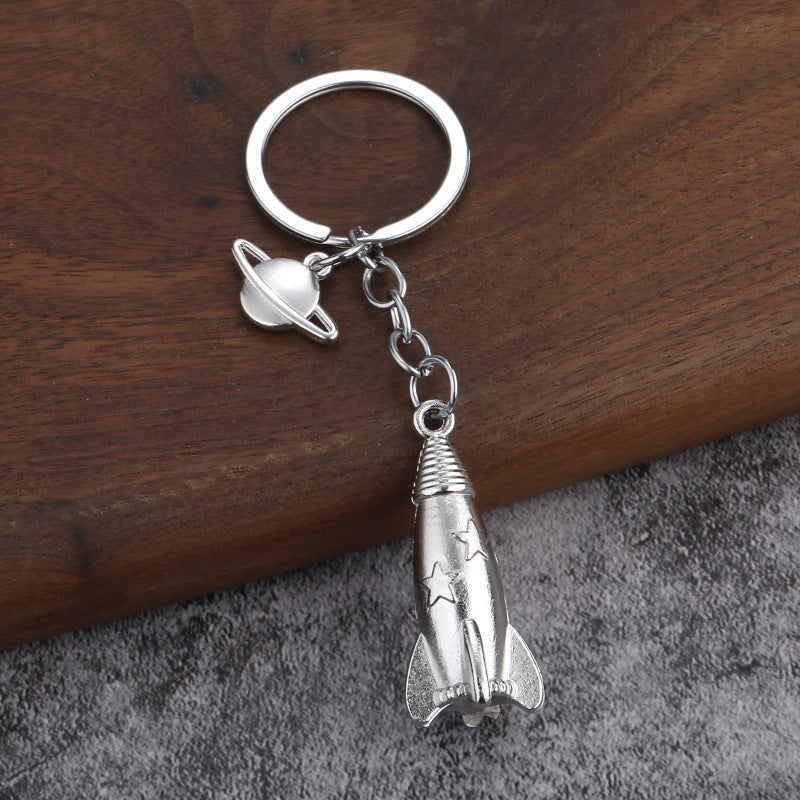 3D Airplane Metal Keychain Aviation Model Souvenir Key Ring