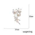 Crystal Butterfly Branch Brooch in Gold or Silver Tone view 5