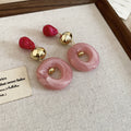 Acrylic Donut Bead Jewelry Earrings Bracelets Necklaces view 12