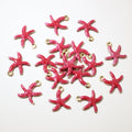 Tiny Colorful Enamel Starfish Charms in Ten Options view 4