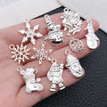 Silver-Tone Christmas Tree and Bell Metal Charms with 26 Listed Options view 4