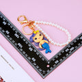 Pearl Loop Mini Mermaid Keychains in Five Colors plus Assorted Option view 5